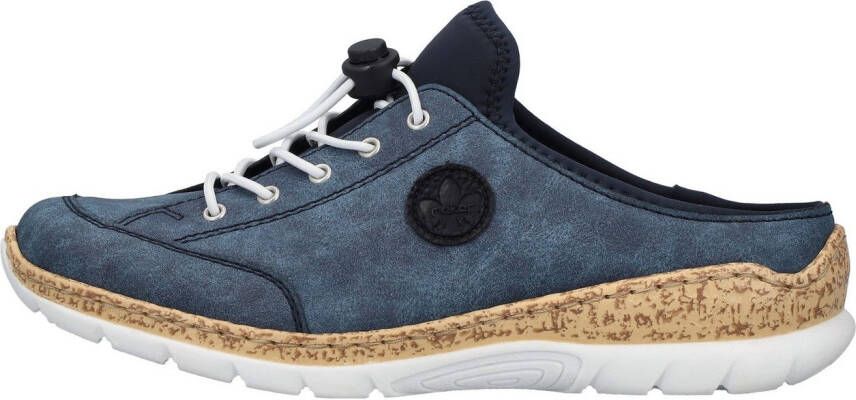 Rieker Clogs sabot instapschoen sneaker met memosoft-inrichting