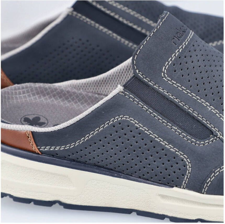 Rieker Clogs zomerschoen pantoffel met zijdelingse stretch-inzetstukken
