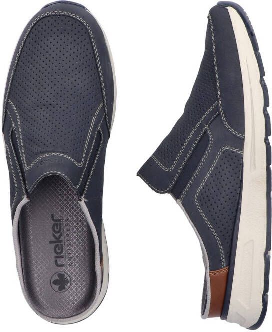 Rieker Clogs zomerschoen pantoffel met zijdelingse stretch-inzetstukken