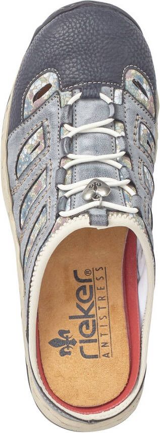 Rieker Clogs sleehak zomerschoen pantoffels met slip-on