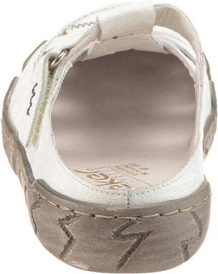 Rieker Clogs zomerschoen slippers met decoratieve stiksels