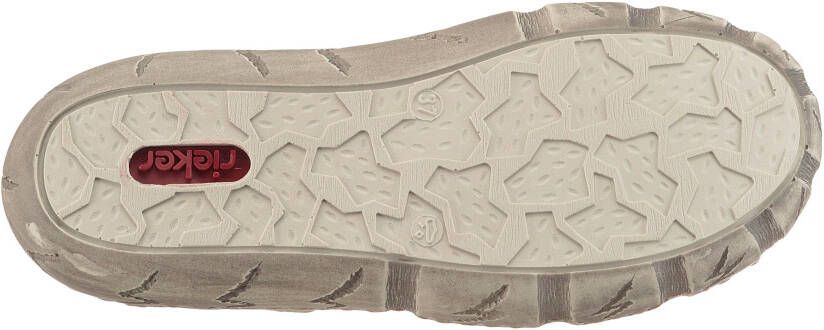 Rieker Clogs zomerschoen slippers met decoratieve stiksels