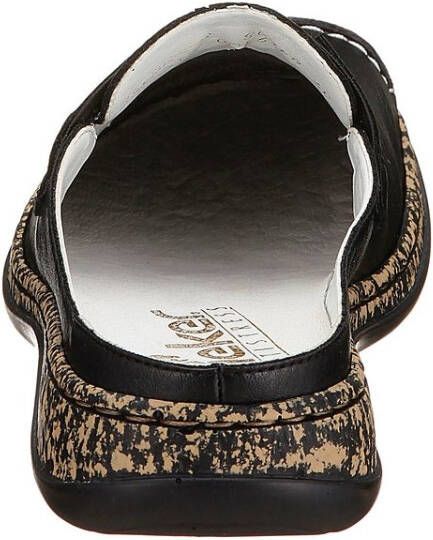 Rieker Clogs zomerschoen slippers met stretchinzet