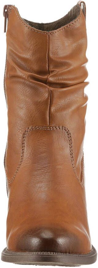 Rieker Cowboylaarsjes cowboylaarzen slouchy schacht blokhak met binnenrits