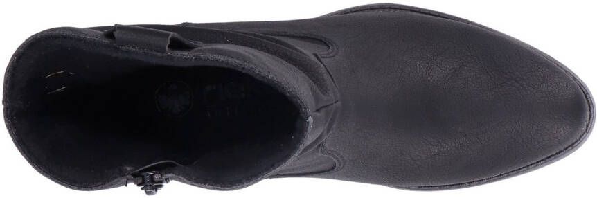 Rieker Cowboylaarsjes cowboylaarzen slouchy schacht blokhak met binnenrits