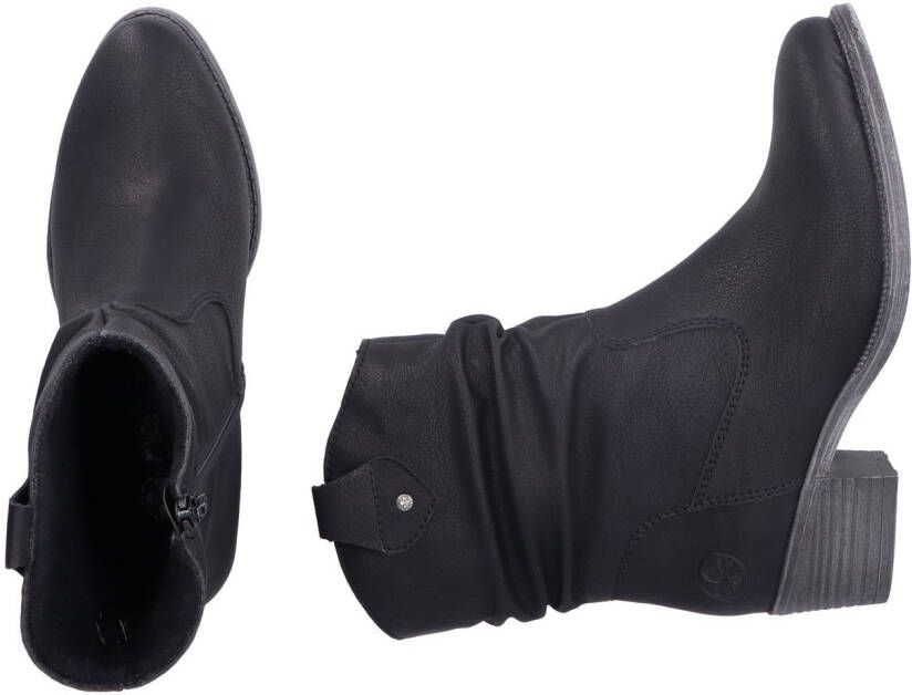 Rieker Cowboylaarsjes cowboylaarzen slouchy schacht blokhak met binnenrits