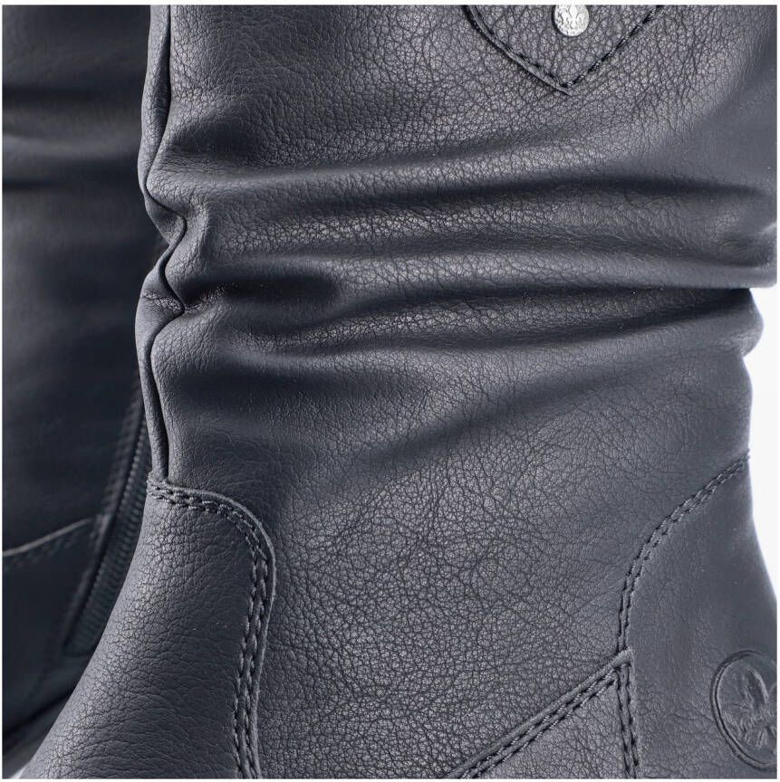 Rieker Cowboylaarsjes cowboylaarzen slouchy schacht blokhak met binnenrits