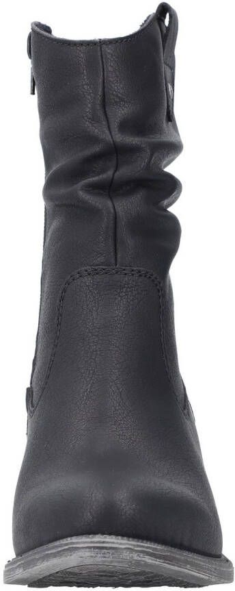 Rieker Cowboylaarsjes cowboylaarzen slouchy schacht blokhak met binnenrits