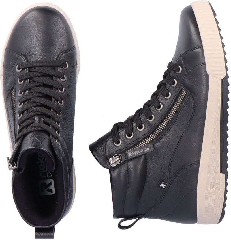 Rieker EVOLUTION Hoge veterschoenen ankle boot high top sneaker leisure boots with zipper
