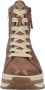 Rieker EVOLUTION Hoge veterschoenen plateaulaarsjes high top sneakers with two zippers - Thumbnail 6