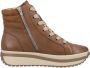 Rieker EVOLUTION Hoge veterschoenen plateaulaarsjes high top sneakers with two zippers - Thumbnail 7