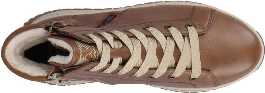 Rieker EVOLUTION Hoge veterschoenen plateaulaarsjes high top sneakers with two zippers