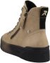 Rieker W0761-20 dames veterboots sportief beige - Thumbnail 3