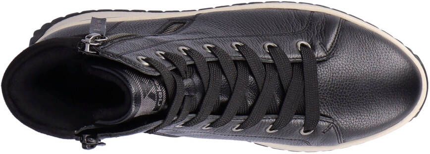 Rieker EVOLUTION Hoge veterschoenen plateaulaarsjes high top sneakers with two zippers