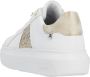 Rieker Trendy witte leren sneakers met gouden libelledetail White Dames - Thumbnail 8