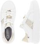 Rieker Trendy witte leren sneakers met gouden libelledetail White Dames - Thumbnail 11