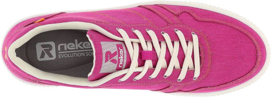 Rieker EVOLUTION Plateausneakers met uitneembare inzet vrijetijdsschoen lage schoen veterschoen