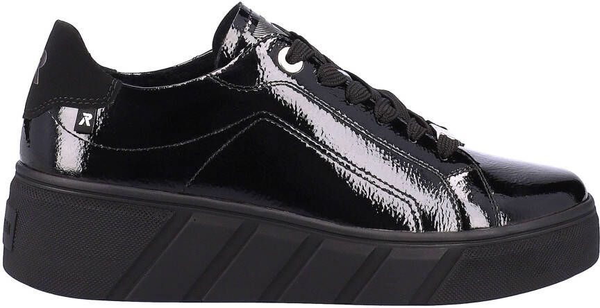 Rieker EVOLUTION Plateausneakers vrijetijdsschoen lage schoen veterschoen met modieuze plateauzool