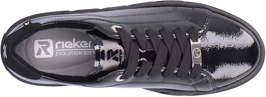 Rieker EVOLUTION Plateausneakers vrijetijdsschoen lage schoen veterschoen met modieuze plateauzool