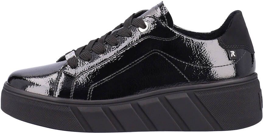 Rieker EVOLUTION Plateausneakers vrijetijdsschoen lage schoen veterschoen met modieuze plateauzool