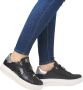 Rieker EVOLUTION Plateausneakers vrijetijdsschoen lage schoen veterschoen met contrast bies - Thumbnail 4
