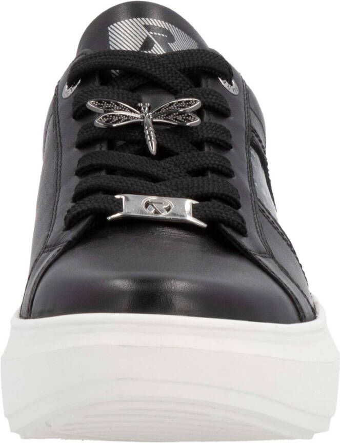 Rieker EVOLUTION Plateausneakers vrijetijdsschoen lage schoen veterschoen met contrast bies