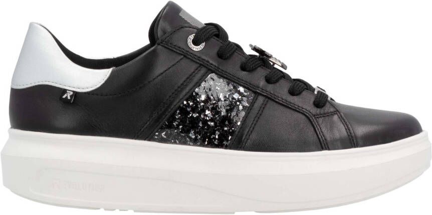 Rieker EVOLUTION Plateausneakers vrijetijdsschoen lage schoen veterschoen met contrast bies