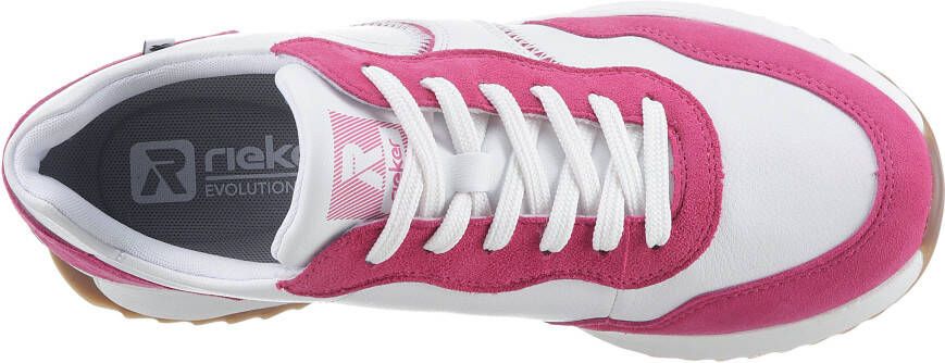 Rieker EVOLUTION Sneakers met uitneembare binnenzool vrijetijdsschoen lage schoen veterschoen