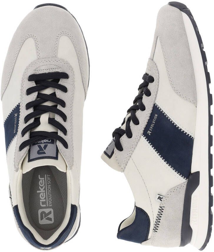 Rieker EVOLUTION Sneakers met gepolsterde schaprand vrijetijdsschoen halve schoen veterschoen
