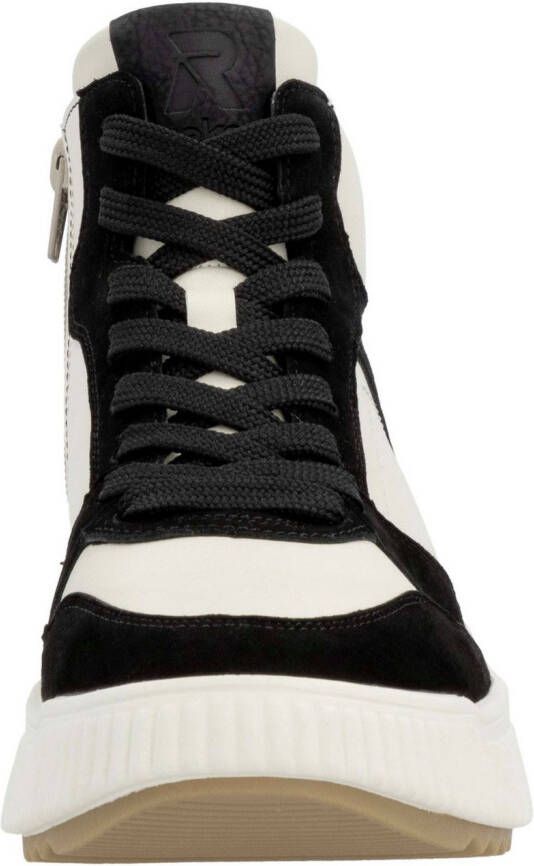 Rieker EVOLUTION Sneakers vrijetijdsschoen high top sneaker veterschoenen schachtvering