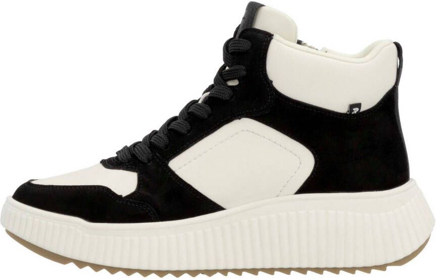 Rieker EVOLUTION Sneakers vrijetijdsschoen high top sneaker veterschoenen schachtvering