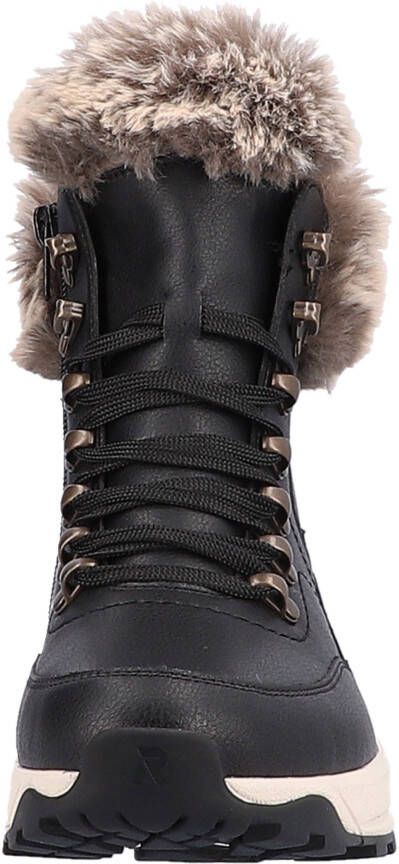 Rieker EVOLUTION Winterlaarzen Hightop sneakers veterschoenen winterlaarzen met lamswolvoering