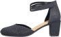 Rieker Gesppumps avondschoen feestelijke schoen trechterhak met klittenbandsluiting - Thumbnail 8