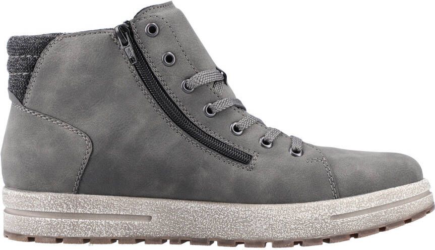 Rieker Hoge veterschoenen met twee ritsen vrijetijdsschoen veterschoen