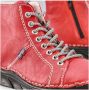 Rieker Hoge veterschoenen veterschoen high top sneaker veterschoen met contraststiksel - Thumbnail 11