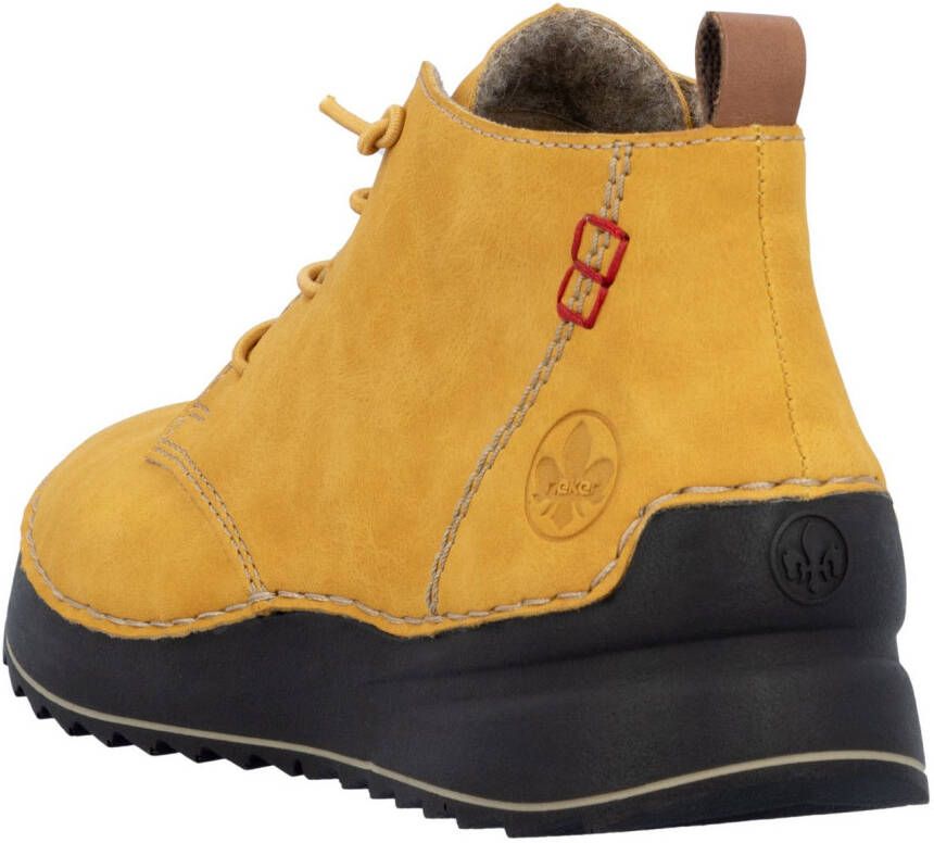 Rieker Hoge veterschoenen in moderne trendkleur
