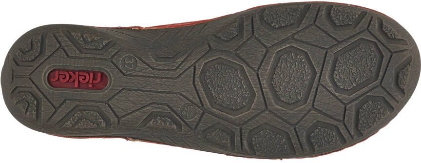 Rieker Hoge veterschoenen enkellaars veterschoen met kadernaad