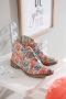 Rieker Hoge veterschoenen blokhak veterschoen laarsjes met mooie laser-cut - Thumbnail 3