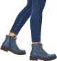 Rieker Hoge veterschoenen veterschoen blokhak met logo-embossing - Thumbnail 10