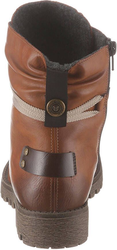 Rieker Hoge veterschoenen met opvallende vetersluiting - Foto 4