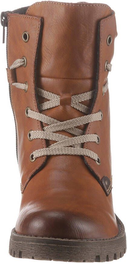 Rieker Hoge veterschoenen met opvallende vetersluiting - Foto 6
