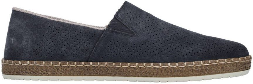 Rieker Instappers instapschoen casual slipper moccasin met perforatie