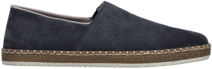 Rieker Instappers instapschoen casual slipper moccasin met perforatie