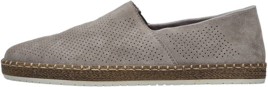 Rieker Instappers instapschoen casual slipper moccasin met perforatie