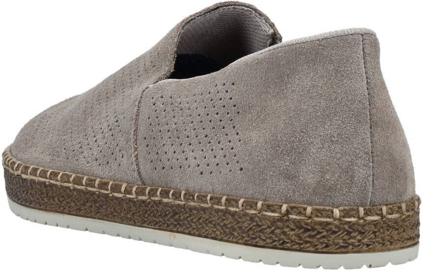 Rieker Instappers instapschoen casual slipper moccasin met perforatie