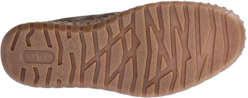 Rieker Instappers loafer instapschoen casual slipper met kleine stretch-inzetten