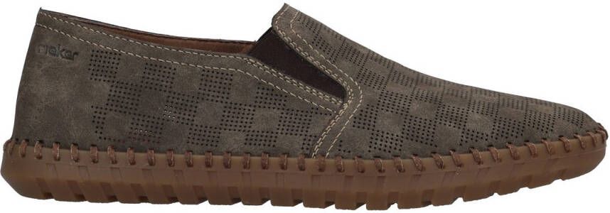 Rieker Instappers loafer instapschoen casual slipper met kleine stretch-inzetten