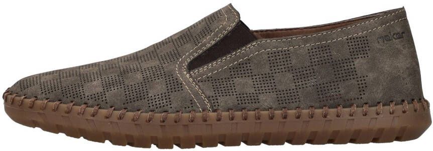 Rieker Instappers loafer instapschoen casual slipper met kleine stretch-inzetten