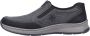 Rieker heren lage schoenen zakelijke schoenen leren schoenen 14362-00 grijs extra breed - Thumbnail 10