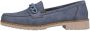 Rieker 51863-10 Mocassin jeansblauw - Thumbnail 13